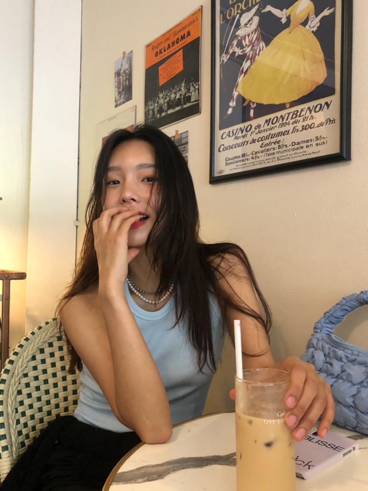 블론 슬리브리스 와플 T (3color)