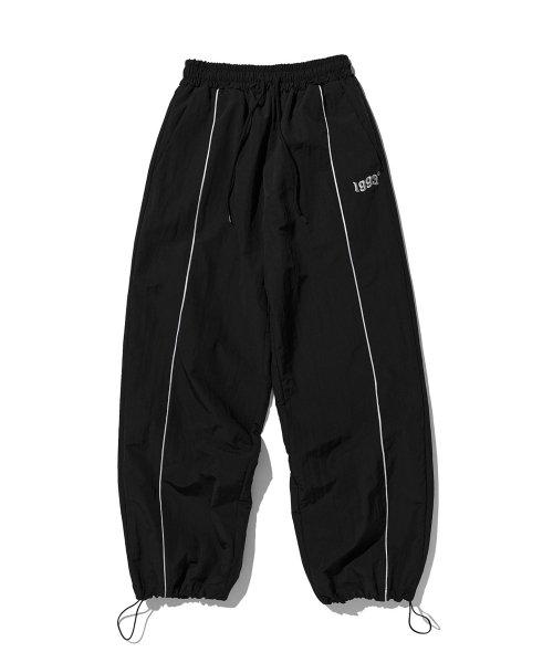 빈티지 파이핑 팬츠_블랙