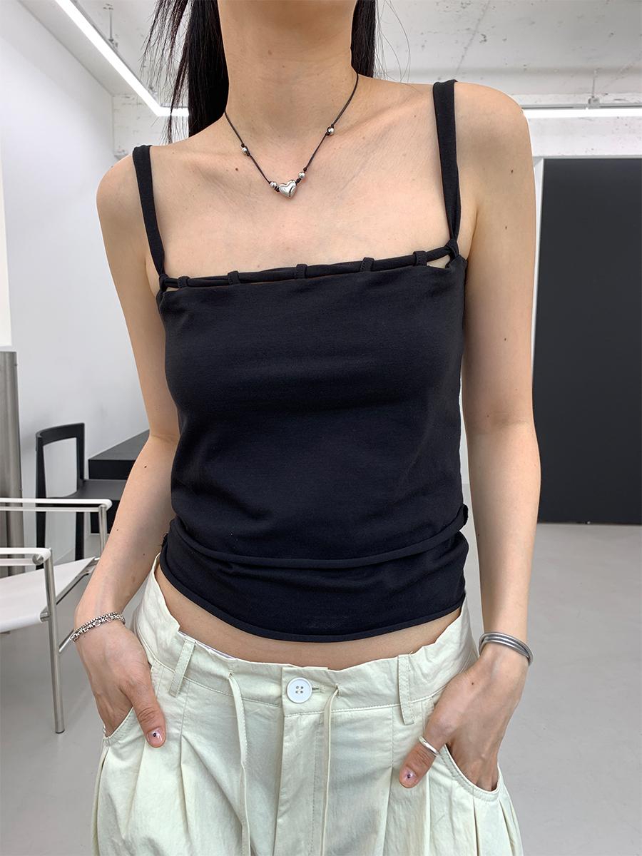 Loopline sleeveless (3color)