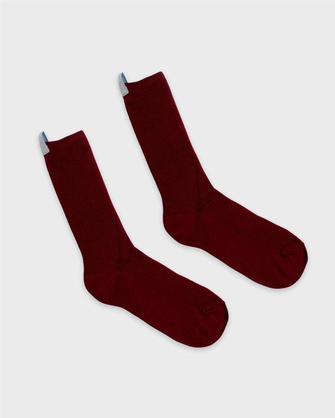 COLOR SOCKS _ BURGUNDY