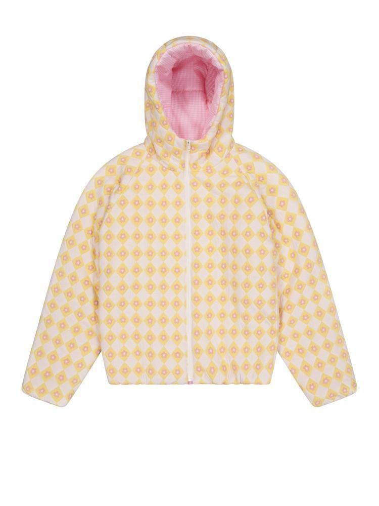 [LOAXUAL] [예약배송 12월 8일] REVERSIBLE HOOD PADDED JACKET_BABY YELLOW
