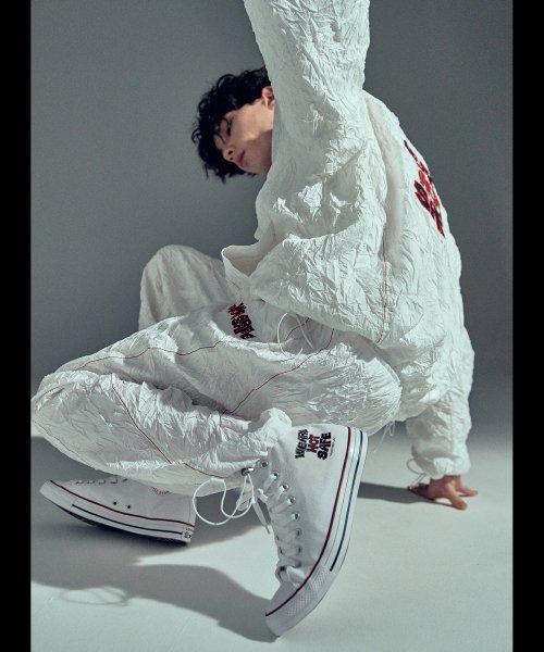 시그널 트위스트 슬리브 스트링 자켓 화이트