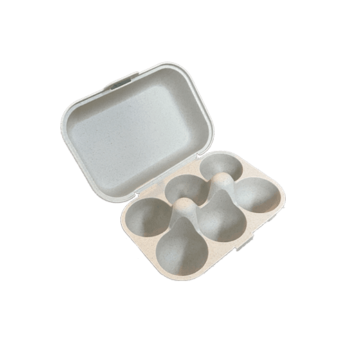 Bioplastic Egg Box for 6 Eggs