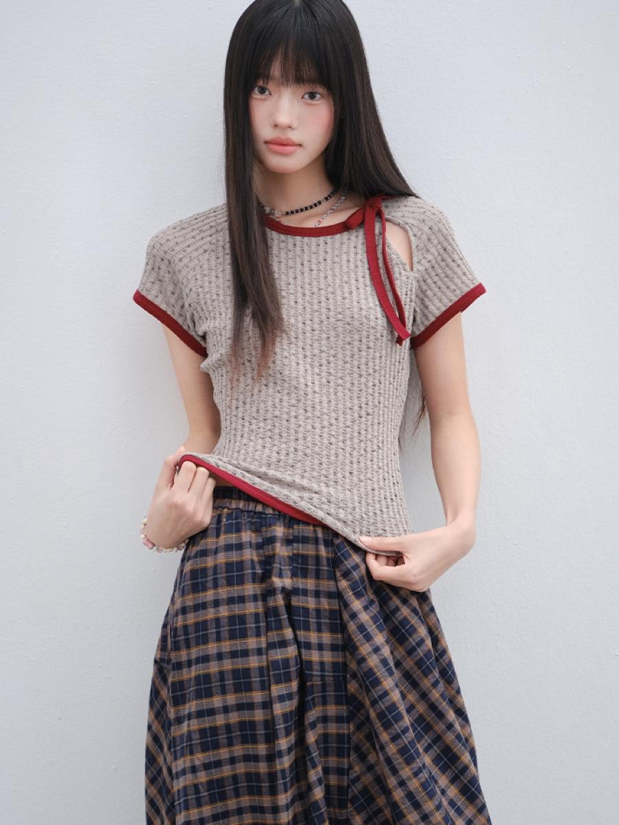 Onthereverse Cherry Pie Slit Top