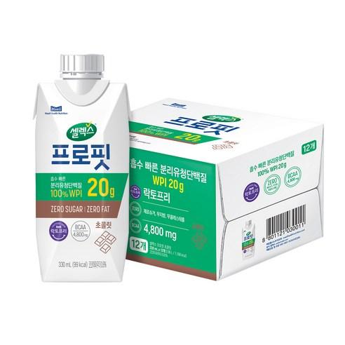 셀렉스 프로핏 초콜릿, 330ml, 12개 - 기타영양식 | 쿠팡