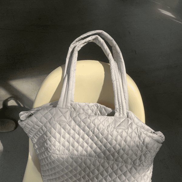 LONSLAN Checkerboard Large Capacity Commuter Shoulder Bag