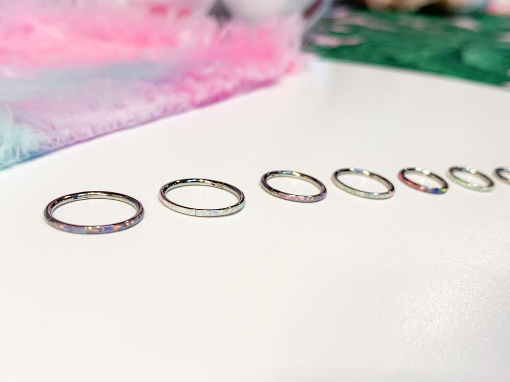 오팔 링 피어싱 (9color)