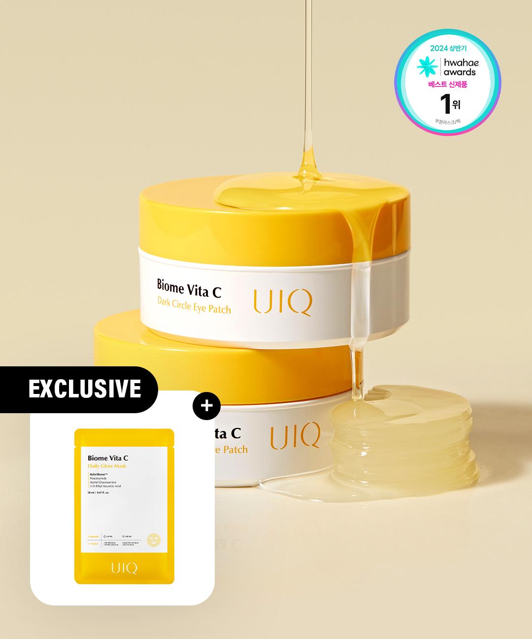 유이크 [다크서클타파/눈가부기완화] 바이옴 비타씨 다크서클 아이패치 60매