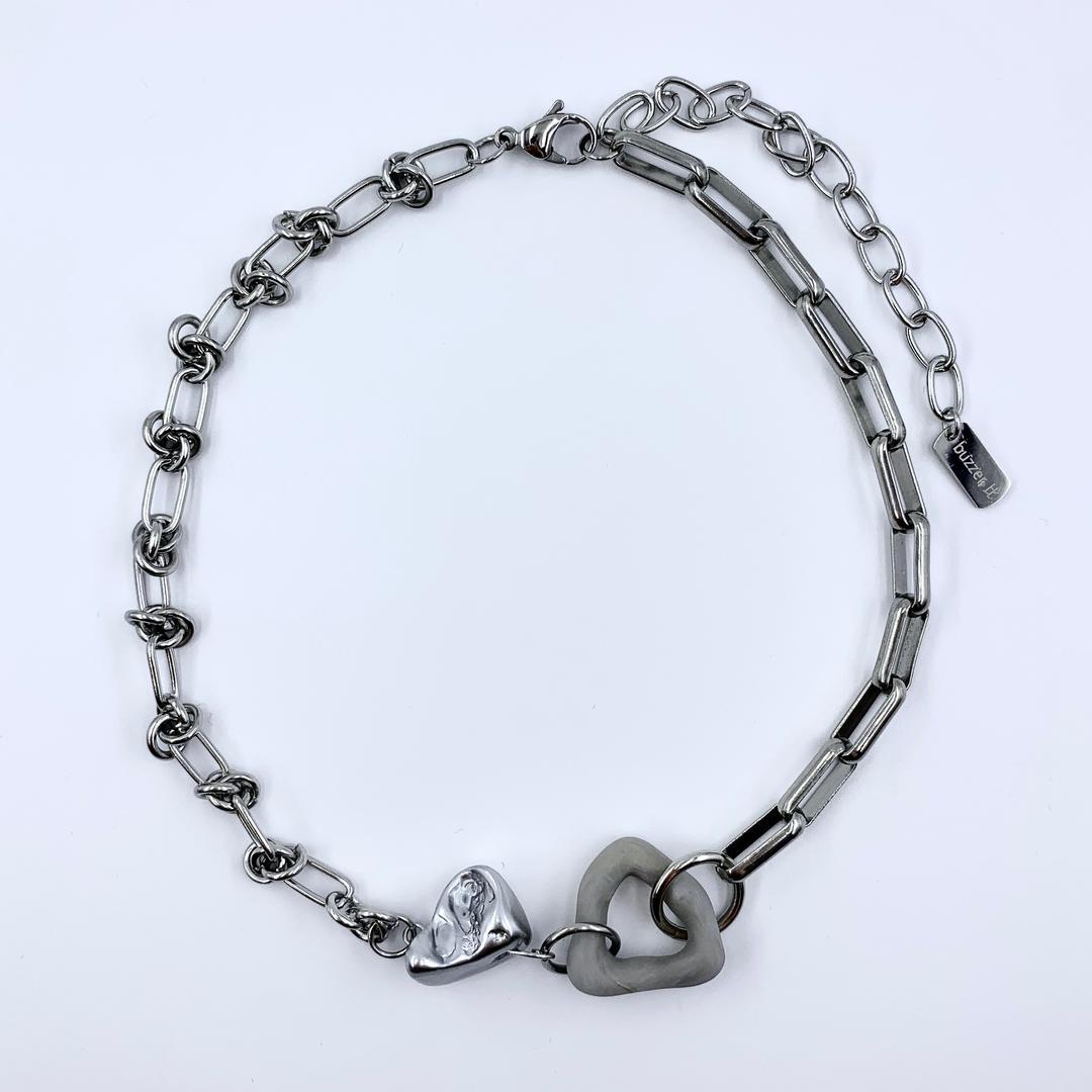 pearl two chain necklace