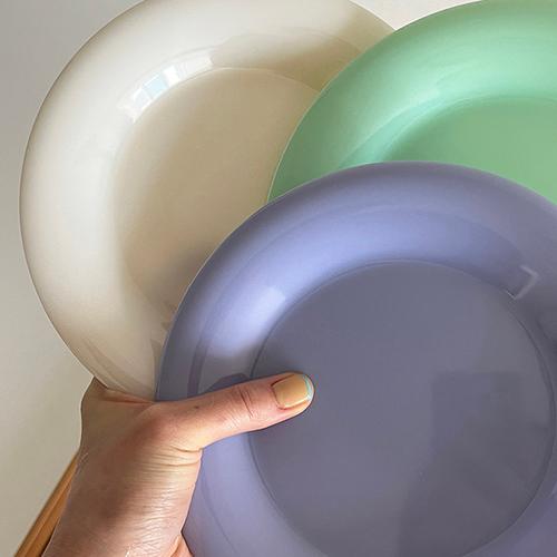 밀크티(milk tea) 시리즈 멜라민 플레이트 (3 color)