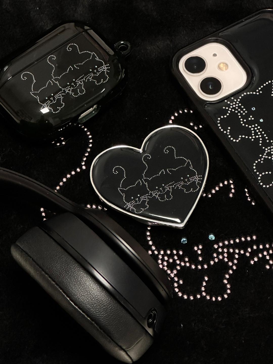 cat cubic airpod case