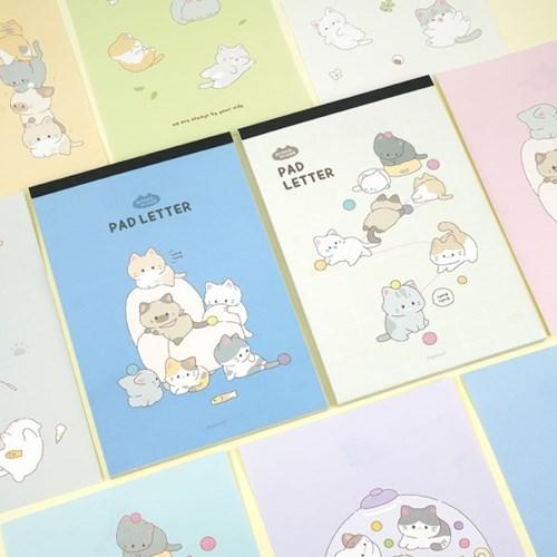 [핑크풋]냥냥패드편지지
