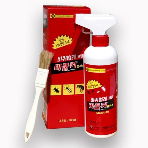 바퀴벌레약 마툴키플러스 분무형(붓포함) 500ml, 500ml, 1개 - 개미/바퀴벌레약 | 쿠팡