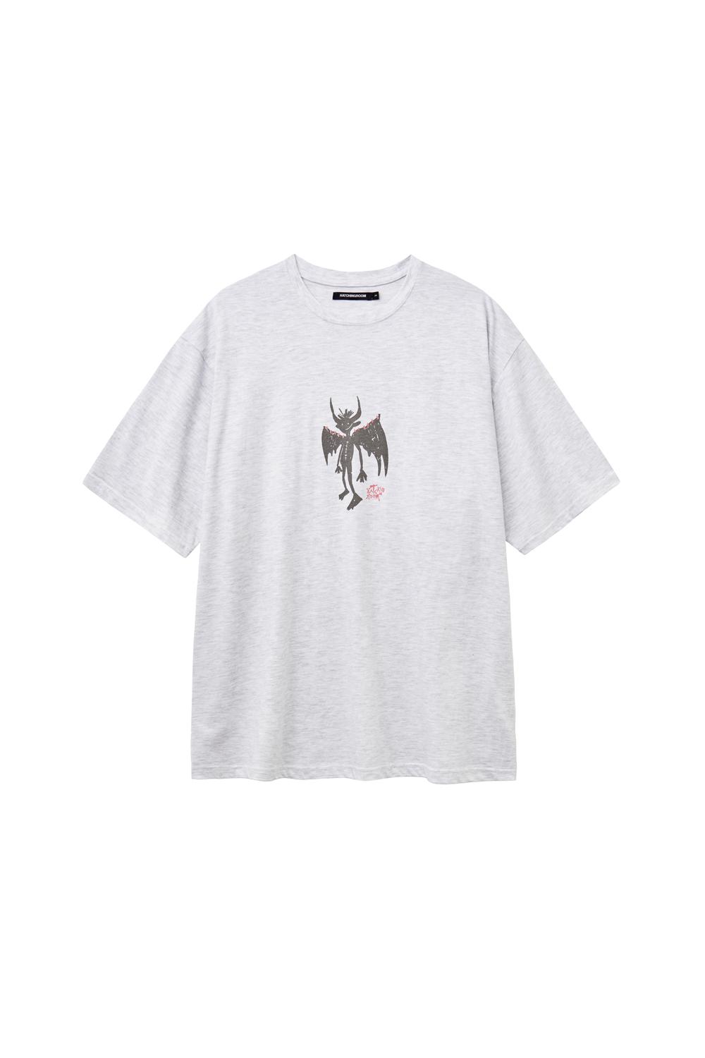 Devil Tee 1/2 1% M.Grey