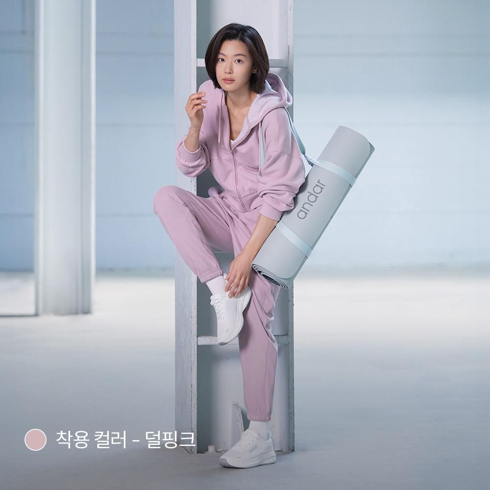 [전지현 착용] 소프트 플리스 셋업 (후디 집업 & 조거팬츠)