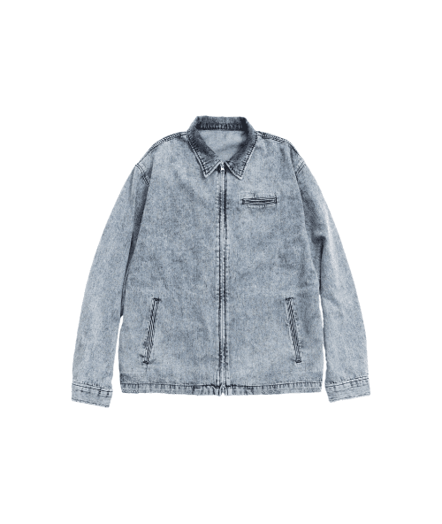 이지 데님 자켓 (던 인디고)