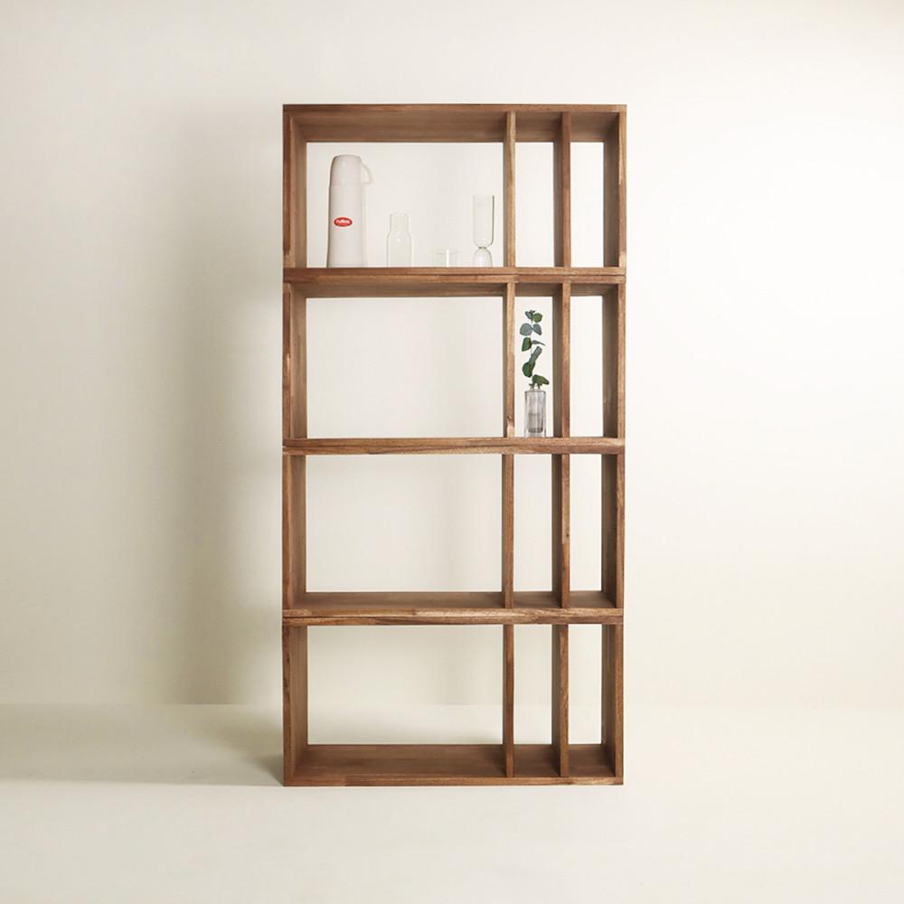 원목 모듈 책장 D-04 책장수납함 낮은 모듈 선반 아기 가구 홈카페 인테리어 소품