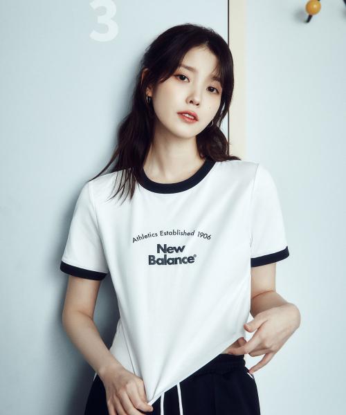 NBNEF2W512 / WOMEN 링거 반팔티 (WHITE)