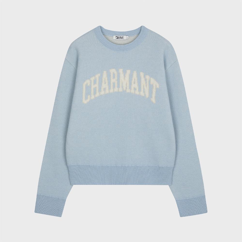 [29CM 단독] 23FW CHARMANT KNIT (LIGHTBLUE)