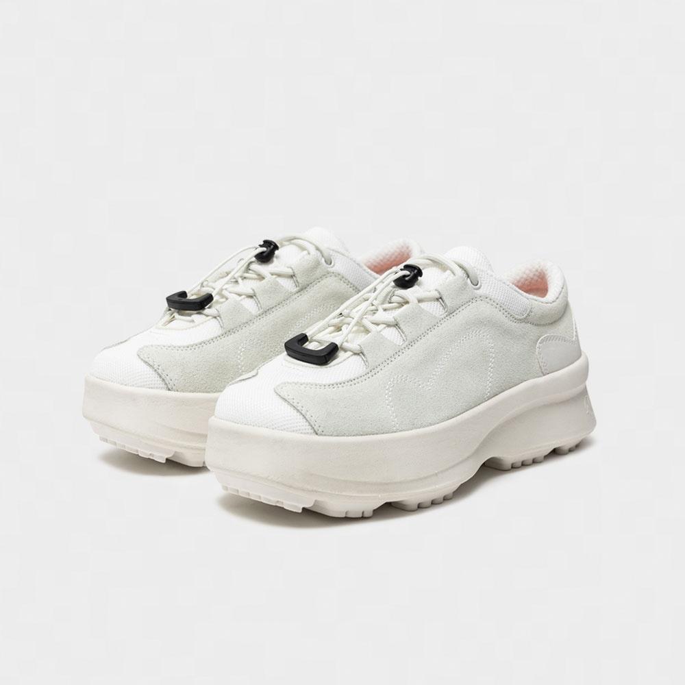 Hazy platform sneakers_White