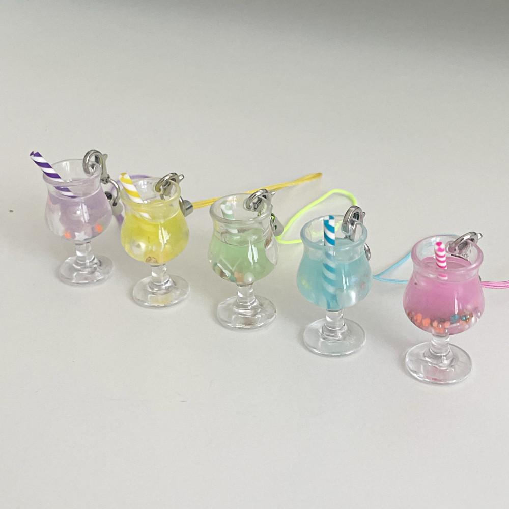 (렛씨온니굿띵) 썸머 칵테일 야광 키링 5color