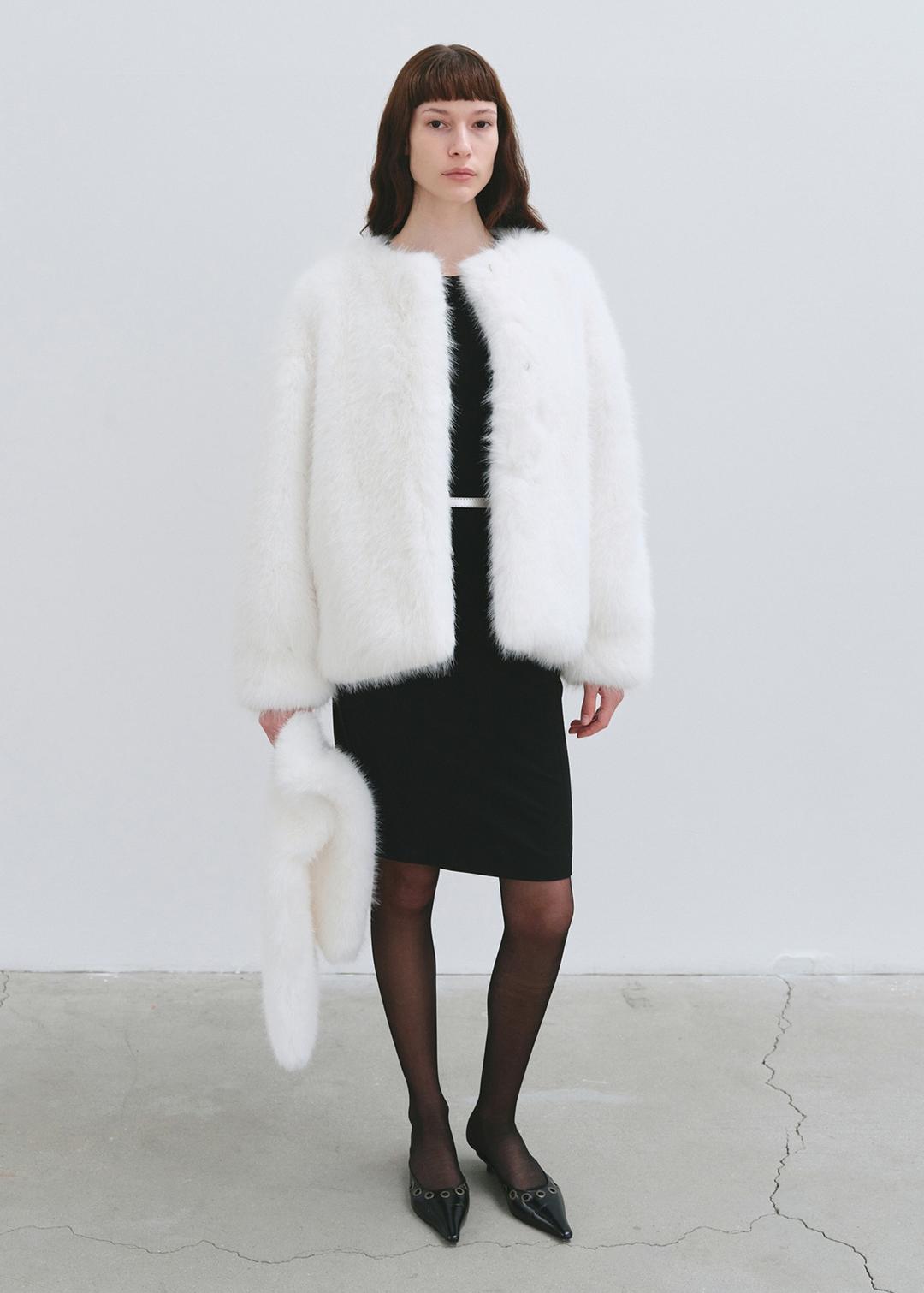 블레어 퍼 재킷