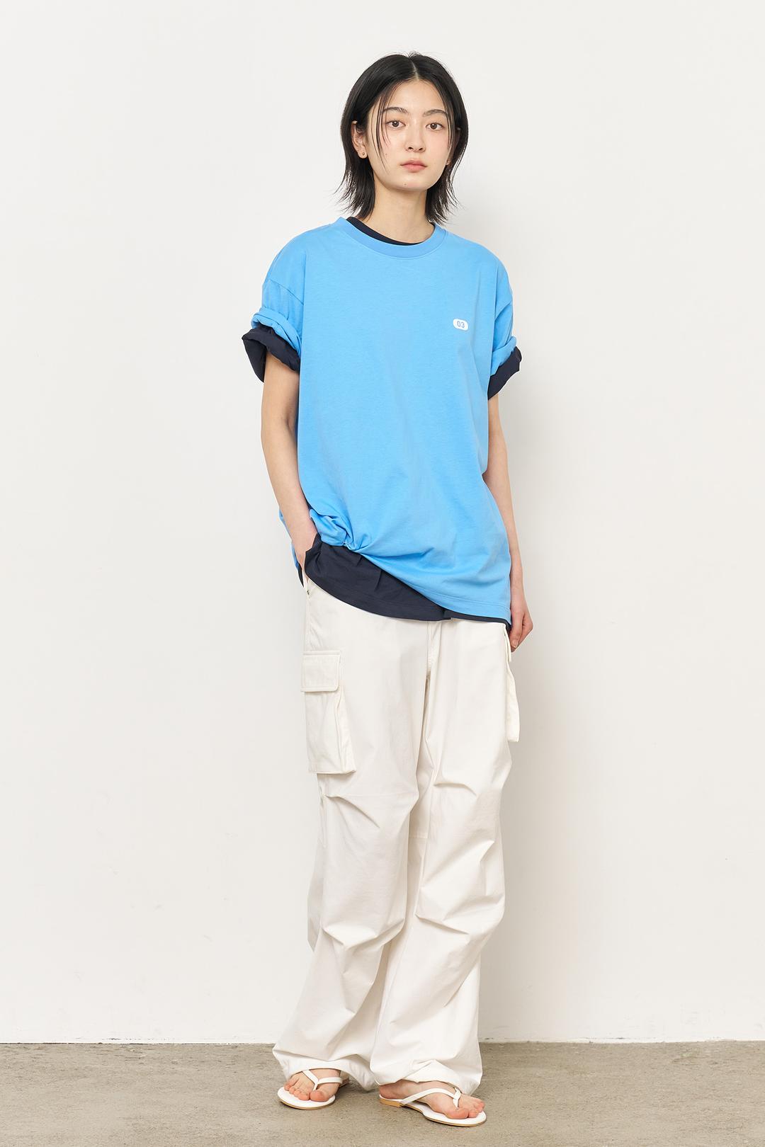 UNISEX 뉴아이디어 레귤러 반팔티 [SKY BLUE]