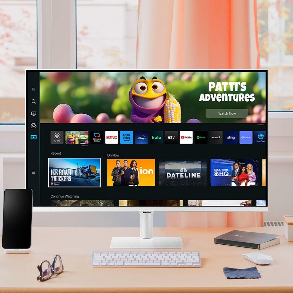 [최종혜택가 28만] 삼성 스마트모니터 M5 S32CM501 화이트 넷플릭스 유튜브 미러링