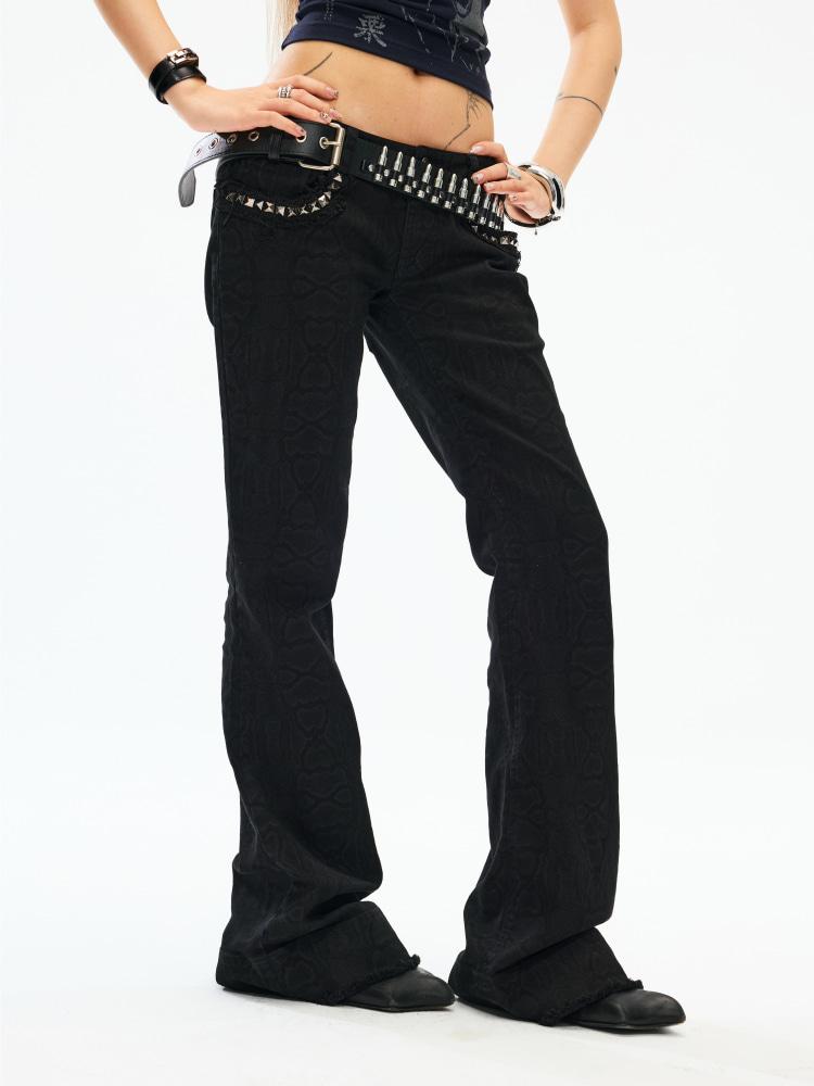 3MODE Retro Simple Flare Pants