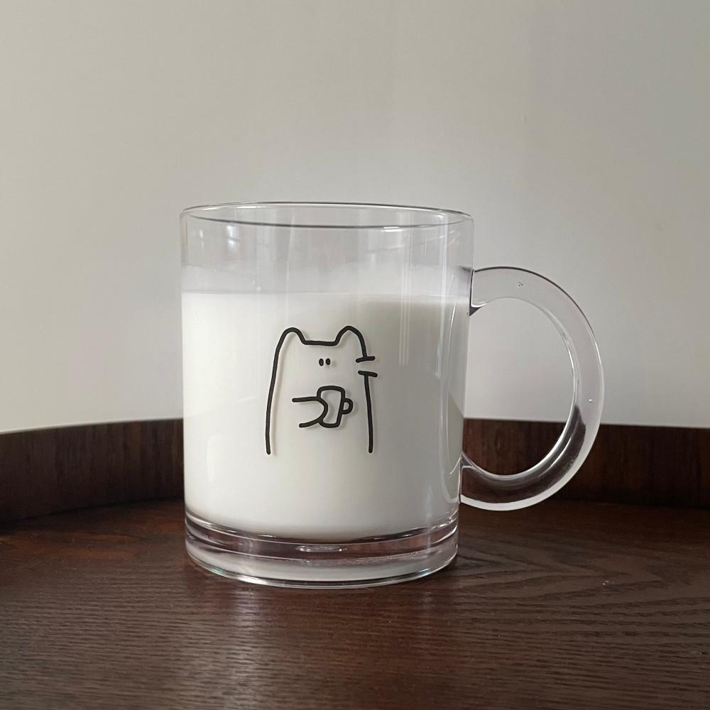 cat in a cat cup 355ml  스탠딩츄 트라이탄 리유저블 머그컵