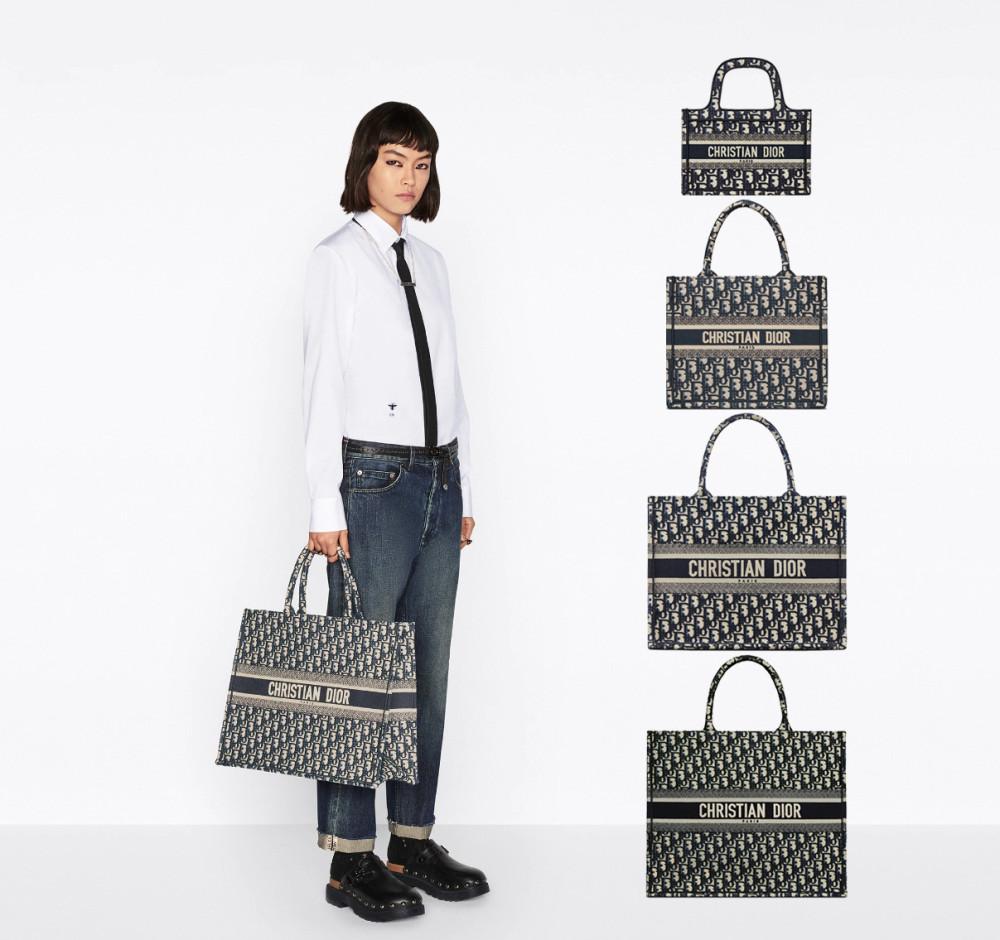 디올 북 토트백 DIOR BOOK TOTE 오블리크 엠브로이더리 미니 스몰 미디움 라지
