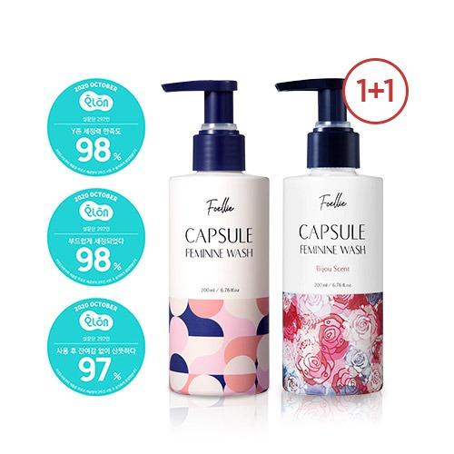 [데일리 Y존케어] 저자극 약산성 캡슐 여성청결제 200ml 1+1