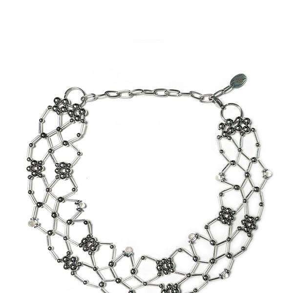 CRYSTAL LACE NECKLACE (에스파 닝닝님 착용)