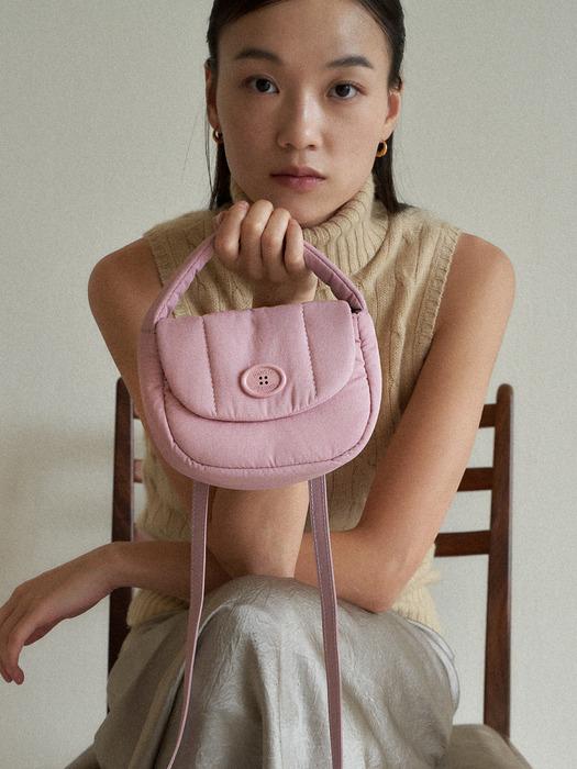 [단독]Classic Button Padding Cross bag_3COLORS