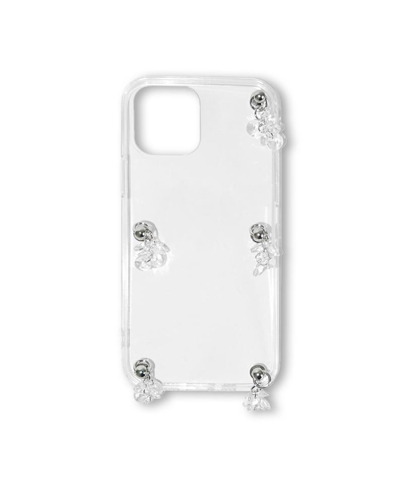 beads clear phone case