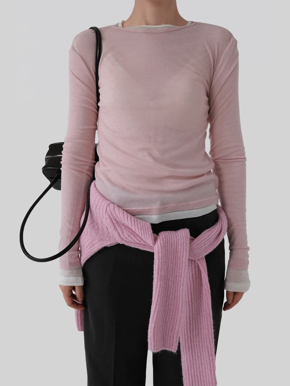 텐셀울레이어드티셔츠