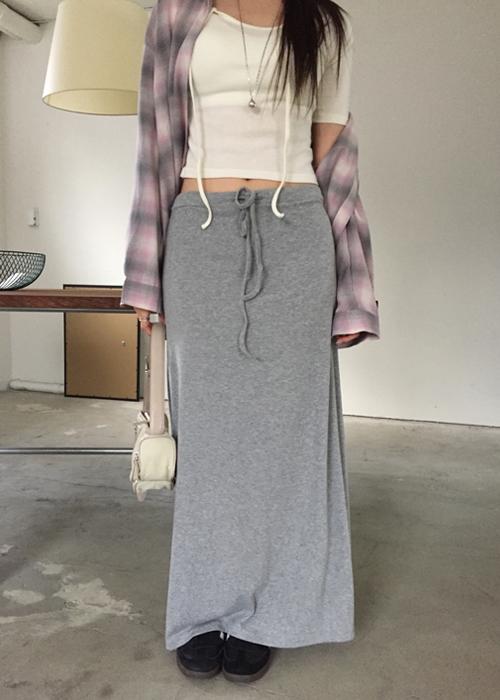 파이 맥시 롱 스커트 (3 color)