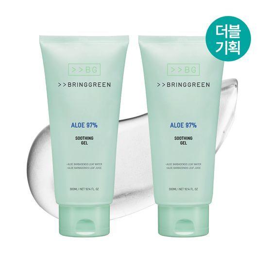 [NEW] 브링그린 알로에 97% 수딩젤 300mL_더블기획 / 단품