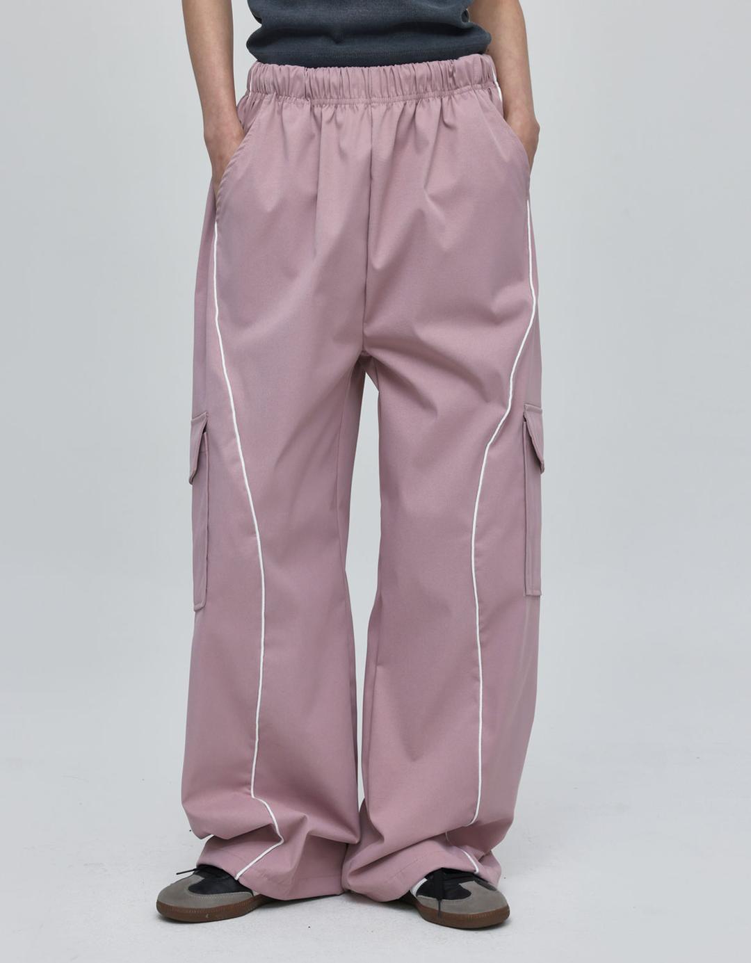 (UNISEX) 노레스 파이핑 카고팬츠