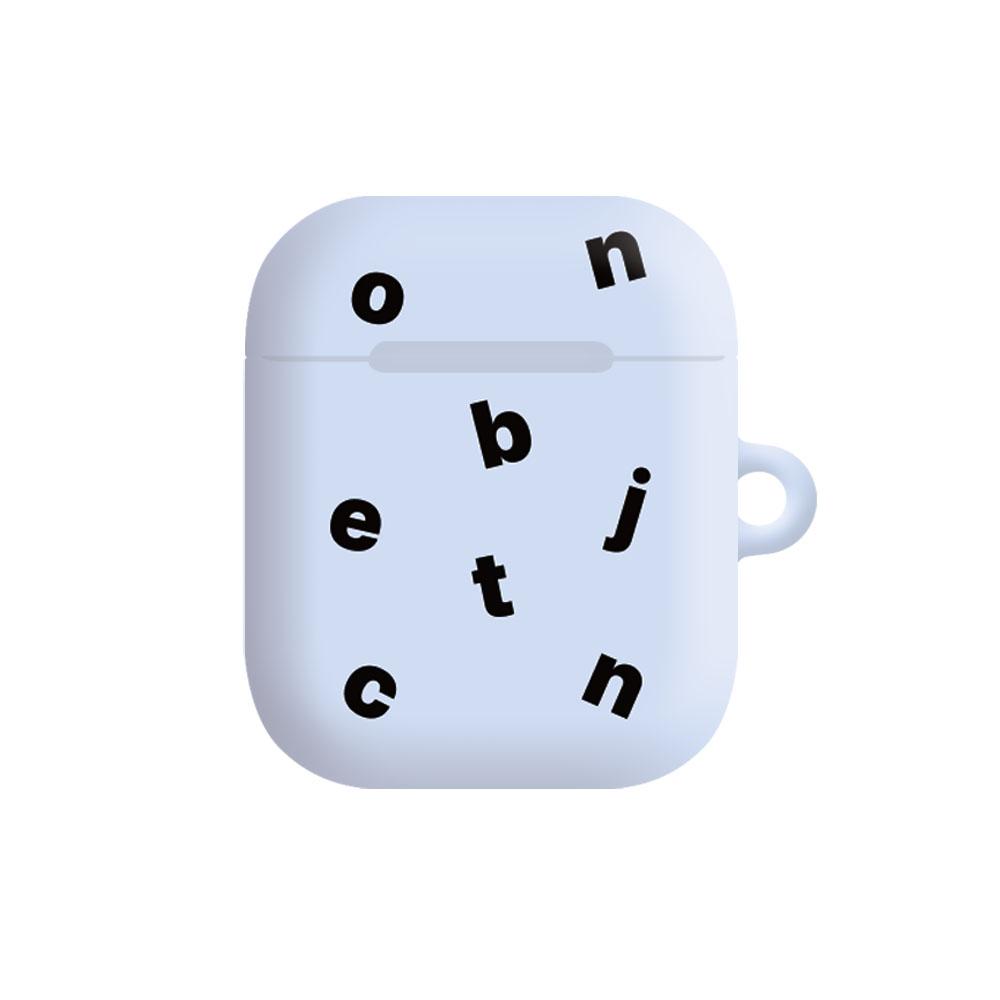 노브젝트 [에어팟/에어팟프로 케이스］logo pattern_sky