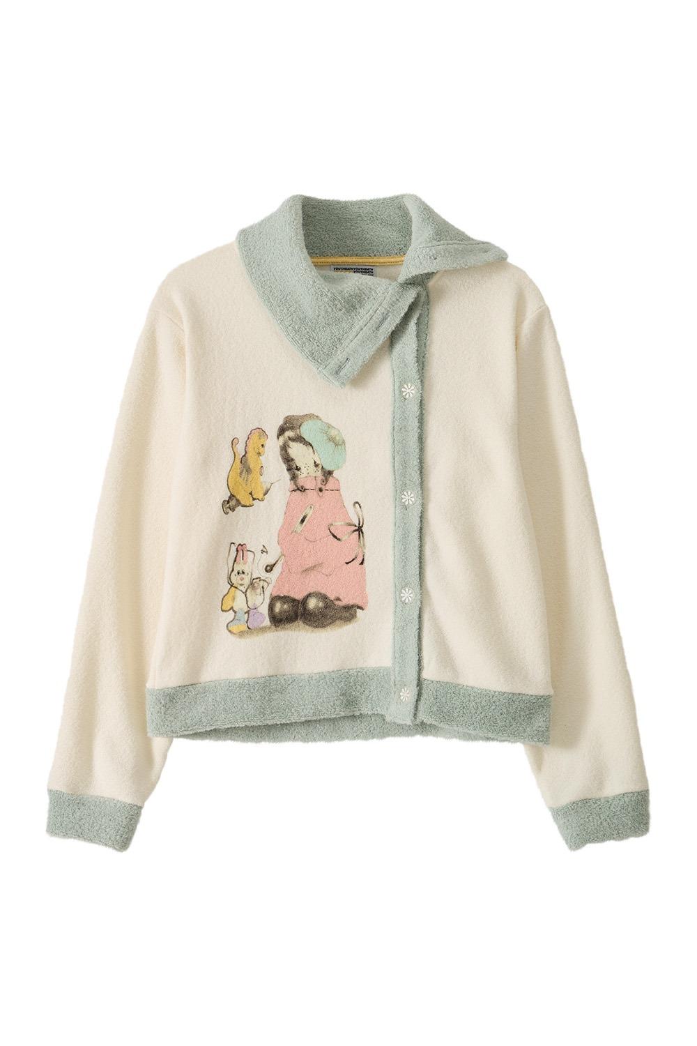 Slanted Button Cardigan  [예약 배송 12월04일 순차 발송]