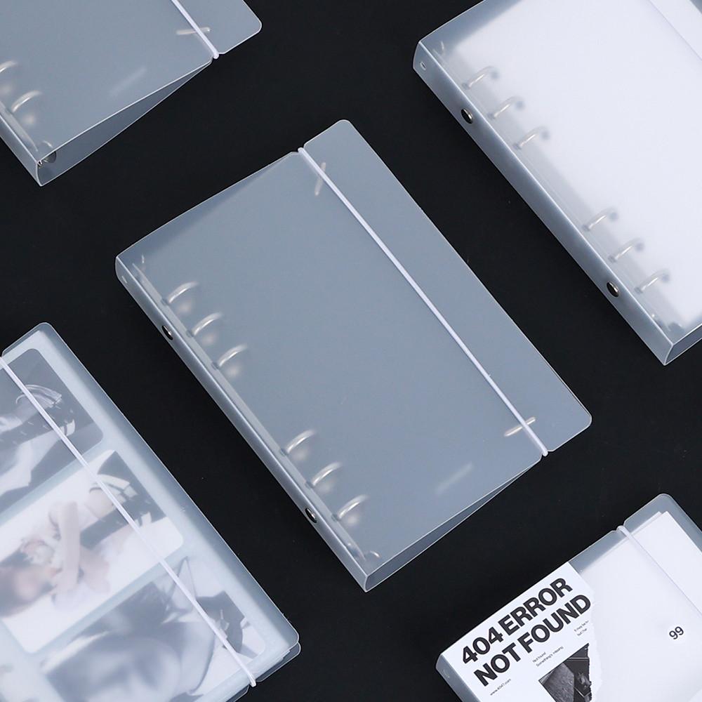 워너디스 A6 6공 베이직 PP,PVC 커버 (보관 다이어리 비닐 포켓)