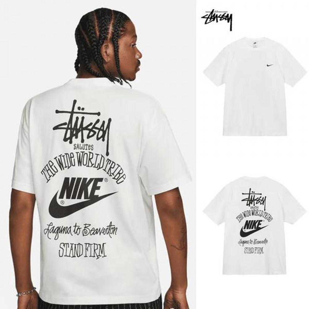 Stussy X Nike WIDE WORLD 스투시 나이키 반팔 티셔츠