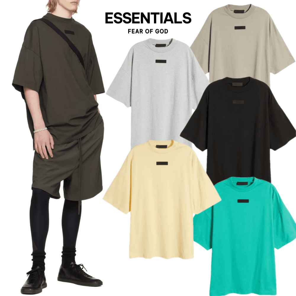 [24년신상] 피어오브갓 에센셜 반팔 티셔츠 남녀공용 피오갓