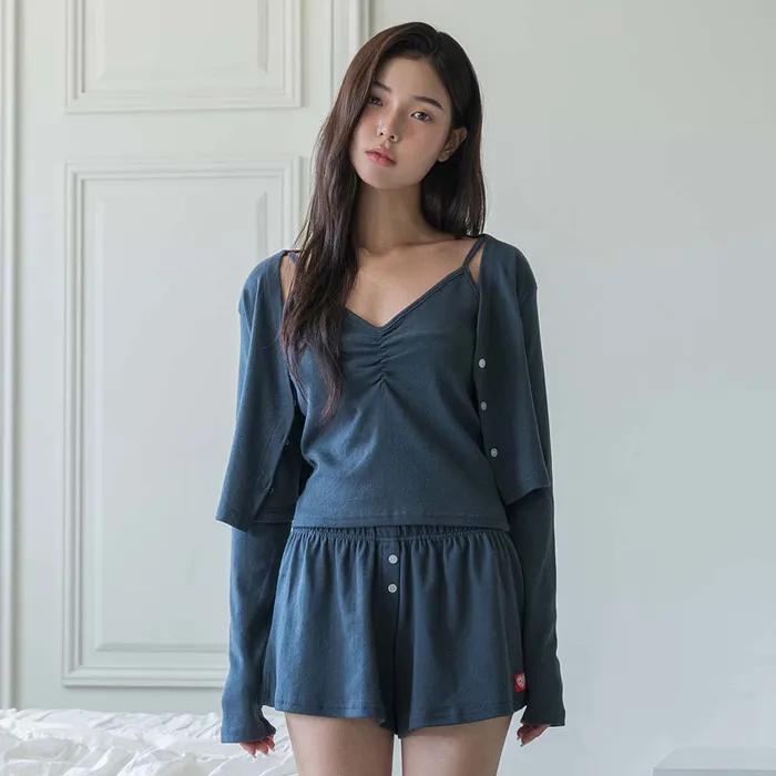 [3종 구성] 슬리피 펀칭 파자마 세트_6colors