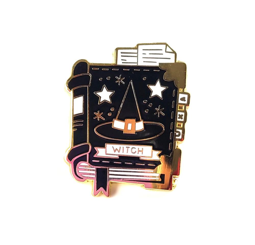 마녀의수첩 핀뱃지