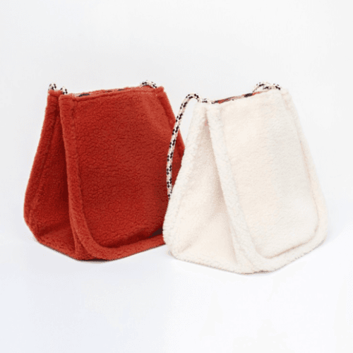 리사이클 지속가능한 뽀글이 에코백 Recycle polyester Sherpa Eco Bag