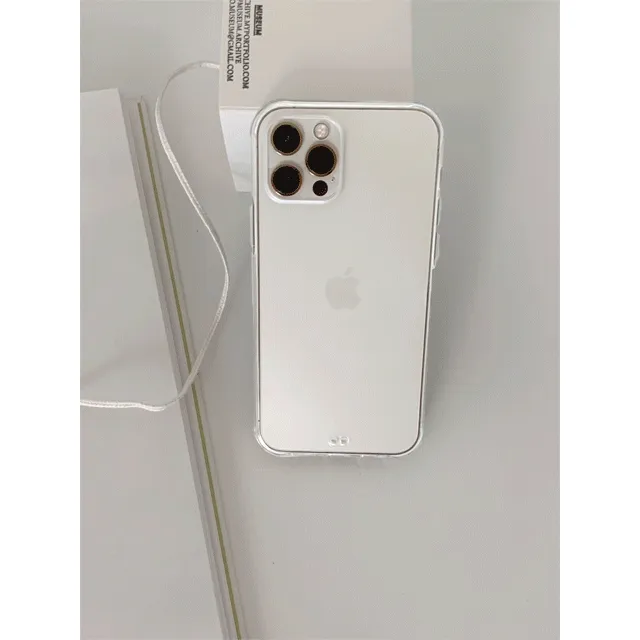 [1+1할인] 지문방지 에어쿠션 반투명 젤하드 케이스 A03