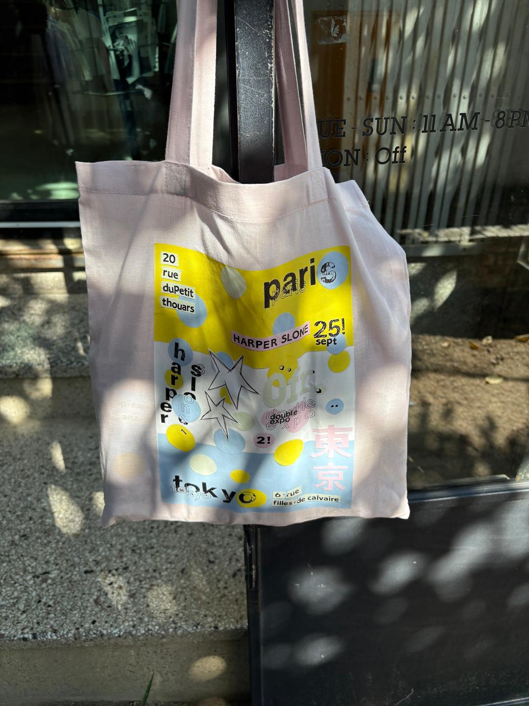 0fr. Eco Bag - Light Pink - Baby Blue (Harper Slone)