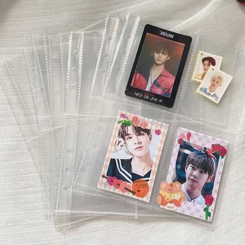 [달링걸][10장세트] A5 6공 포카바인더 포토앨범 포토북 속지